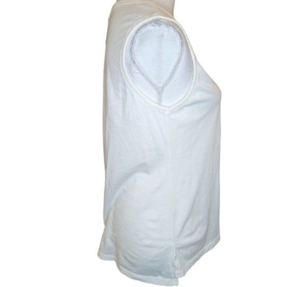 Hello Nite Soft Serve Ice Cream Tank Top In Zinc White Size Small - Picture 2 of 6